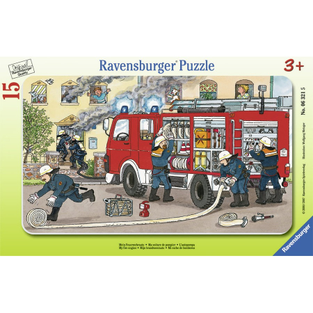 Jocuri tip puzzle - Puzzle Ravensburger - Masina de Pompieri