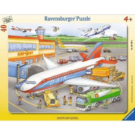 Jocuri tip puzzle - Puzzle Ravensburger - Mic Aeroport