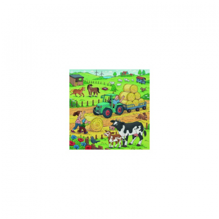 Puzzle Ravensburger Munca La Ferma, 3X49 Piese [3]