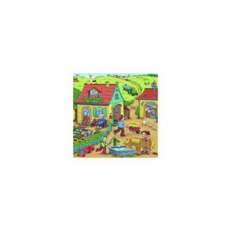Puzzle Ravensburger Munca La Ferma, 3X49 Piese [1]