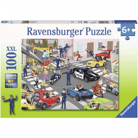 Puzzle Ravensburger Patrula De Politie, 100 Piese [0]