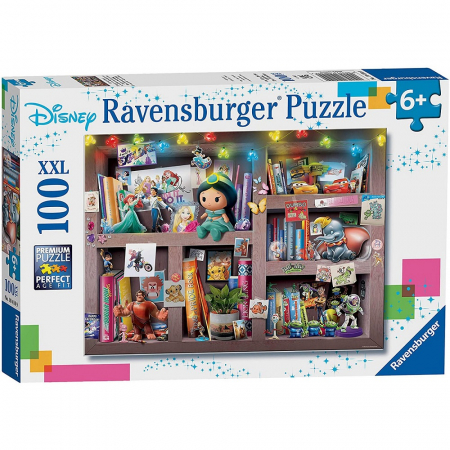 Jocuri tip puzzle - Puzzle Ravensburger Personaje Disney, 100 Piese