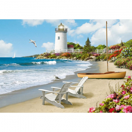 Puzzle Ravensburger Plaja, 300 Piese [1]