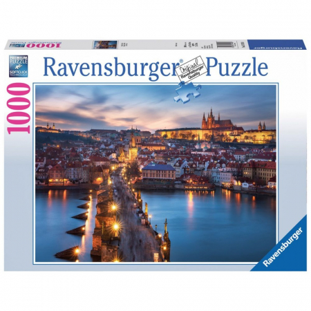 Puzzle Ravensburger Praga Noaptea [1]