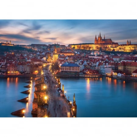 Puzzle Ravensburger Praga Noaptea [0]