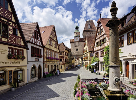 Puzzle Ravensburger Rothenburg, 500 Piese [1]