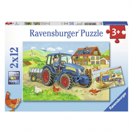 Jocuri tip puzzle - Puzzle Ravensburger - Santier 