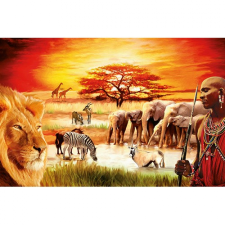 Jocuri tip puzzle - Puzzle Ravensburger Savana, 3000 Piese