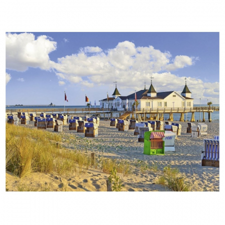 Puzzle Ravensburger Sezlonguri pe Plaja Marea Baltica [0]