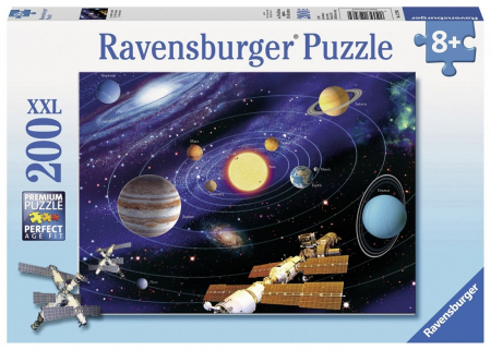Jocuri tip puzzle - Puzzle Ravensburger Sistemul Solar, 200 Piese