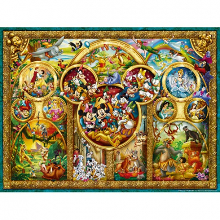 Jocuri tip puzzle - Puzzle Ravensburger Temele Disney - 1000 piese