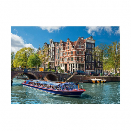 Puzzle Ravensburger Turul Canalului in Amsterdam [1]