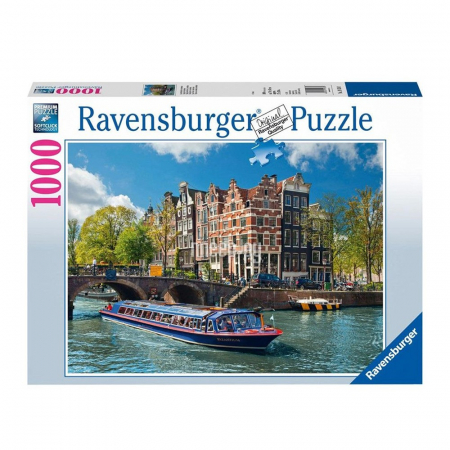 Puzzle Ravensburger Turul Canalului in Amsterdam [0]