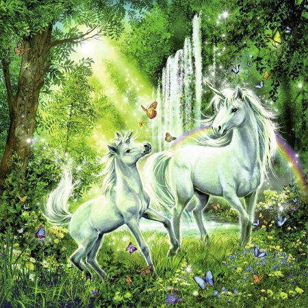 Puzzle Ravensburger Unicorni, 3X49 Piese [2]