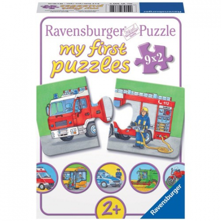 Jocuri tip puzzle - Puzzle Ravensburger Vehicule Motorizate - 9X2 piese