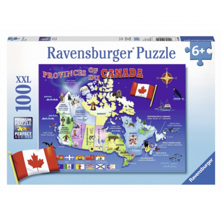 Puzzle Ravensburger XXL - Harta Canadei [0]