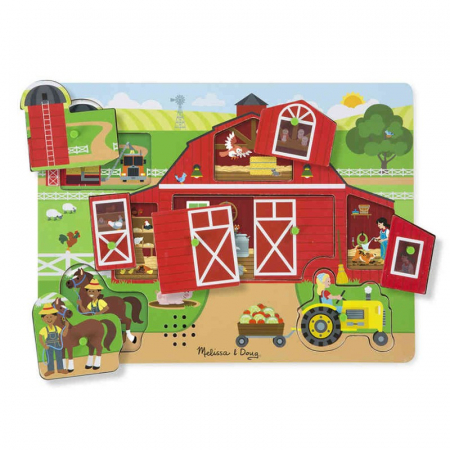 Puzzle sonor Ferma -  Melissa and Doug [0]