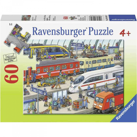 Puzzle Statie De Tren, 60 Piese [1]