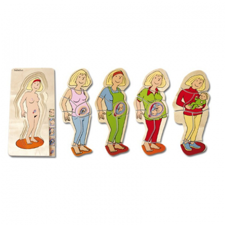 Puzzle stratificat Mama si Copilul Beleduc [0]