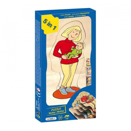 Puzzle stratificat Mama si Copilul Beleduc [1]
