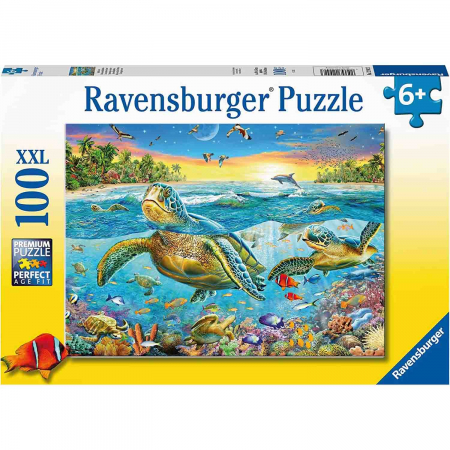 Puzzle Testoase, 100 Piese [1]
