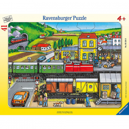 Jocuri tip puzzle - Puzzle Tip Rama Calatoria Cu Trenul, 41 Piese