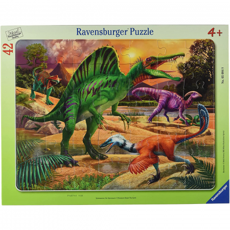 Puzzle Tip Rama Dinozauri, 42 Piese [0]