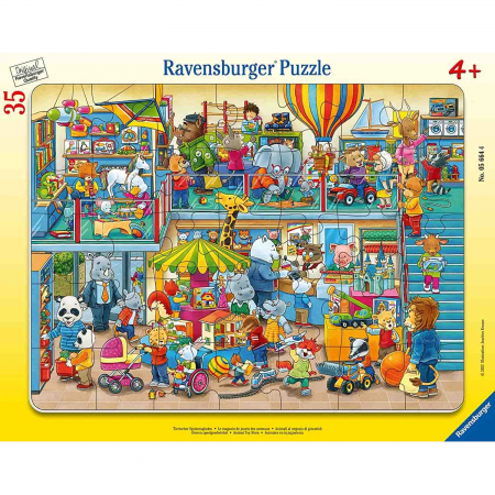 Jocuri tip puzzle - Puzzle Tip Rama Magazinul Cu Jucarii Al Animalelor, 35 Piese