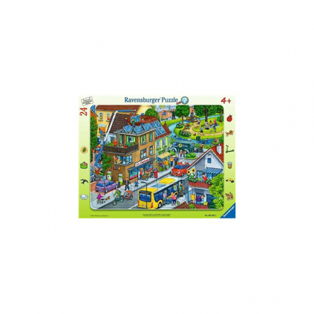 Jocuri tip puzzle - Puzzle Tip Rama Orasul Nostru Verde, 24 Piese