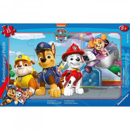 Puzzle Tip Rama Patrula Catelusilor, 15 Piese [0]