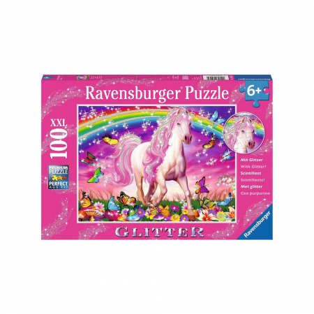 Puzzle Unicorn Si Curcubeu, 100 Piese [1]