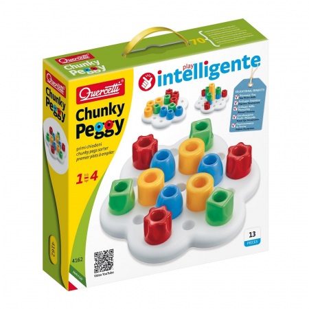 Jucarii bebelusi - Quercetti Chunky Peggy 12