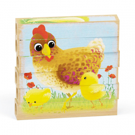Quercetti Four Puzzle Animale Ferma Bio [3]
