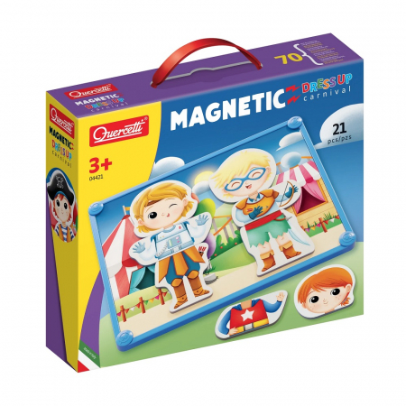 Jocuri tip puzzle - Quercetti Magnetic Dress Up Carnaval