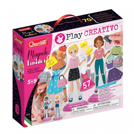 Jocuri tip puzzle - Quercetti Magnetic Fashion Best Friends