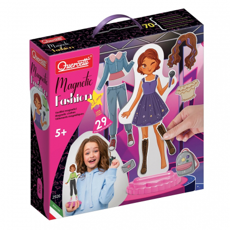 Jocuri tip puzzle - Quercetti Magnetic Fashion Laura