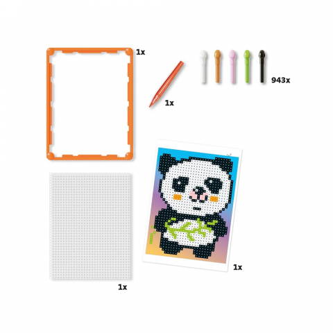 Quercetti Pixel Art Basic Panda [2]