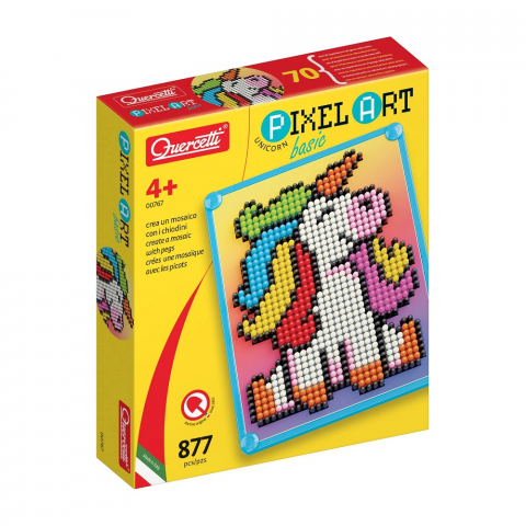 Arta si creatie - Quercetti Pixel Art Basic Unicorn