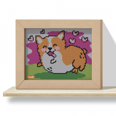 Quercetti Pixel Art Kawaii 4 planse Design Corgi [1]