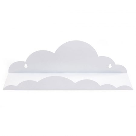 Decoratiuni - Raft de perete Norisor Childhome, Metal Alb