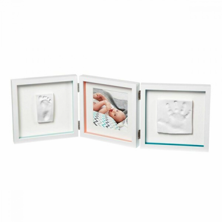 Decoratiuni - Rama Foto cu Dubla Amprenta Baby Art My Baby Style Essentials