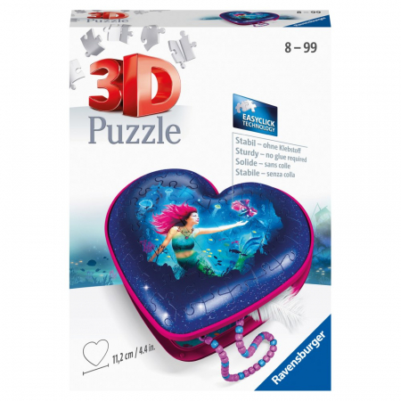 Puzzle 3D Cutie Inima Sirena – 54 piese [2]
