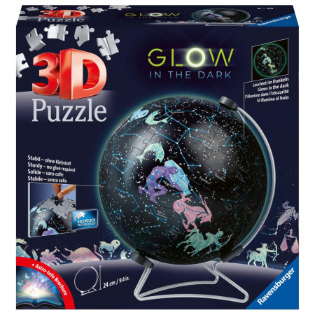 Puzzle 3D Glob Luminos – 180 piese [3]