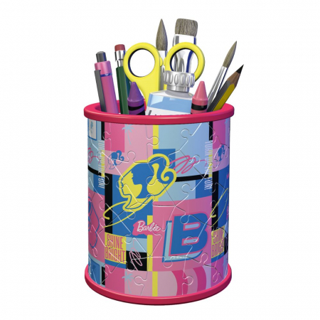 Puzzle 3D Suport Pixuri Barbie – 54 piese [1]