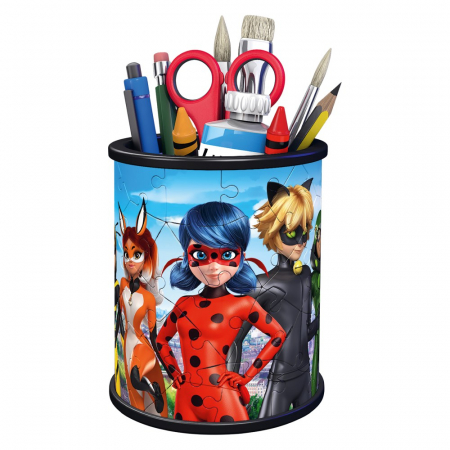 Puzzle 3D Suport Pixuri Miraculous – 54 piese [1]
