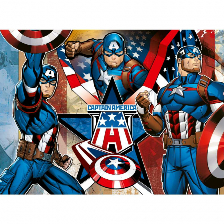 Jocuri tip puzzle - Puzzle capitanul America 100 piese