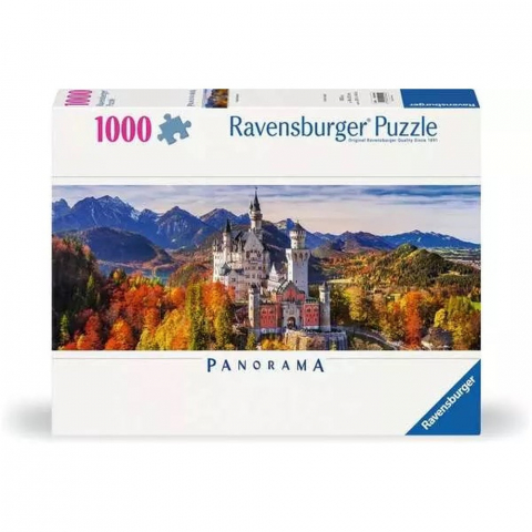 Ravensburger - Puzzle panorama Castel Neuschwanstein 1000 piese design nou [1]