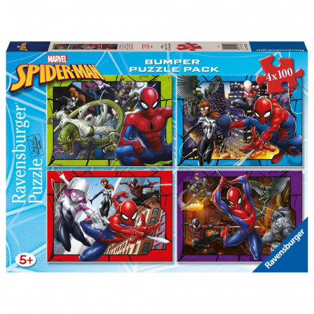 Ravensburger - Puzzle Spiderman 4x100 piese [4]