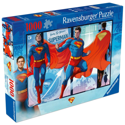 Jucarii si jocuri copii - Ravensburger - Puzzle Superman 1000 piese
