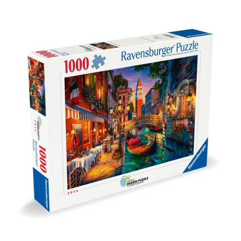 Jucarii si jocuri copii - Ravensburger - Puzzle Venetia in lumina noptii 1000 piese